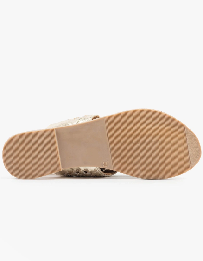 AVA Womens Sandals Gold