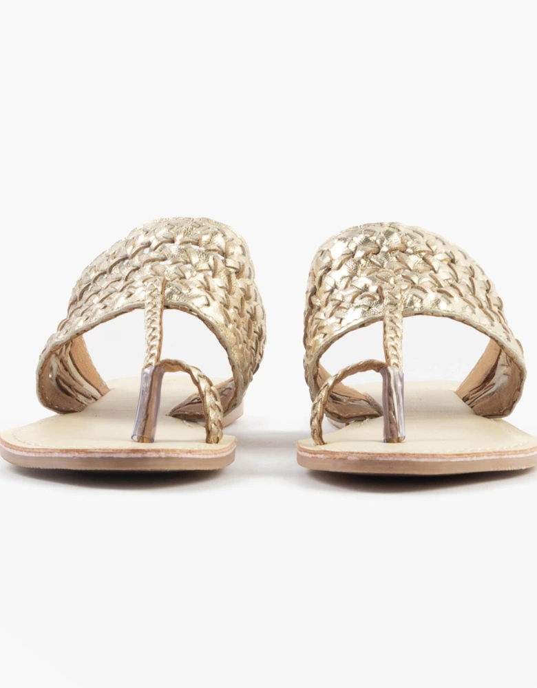 AVA Womens Sandals Gold