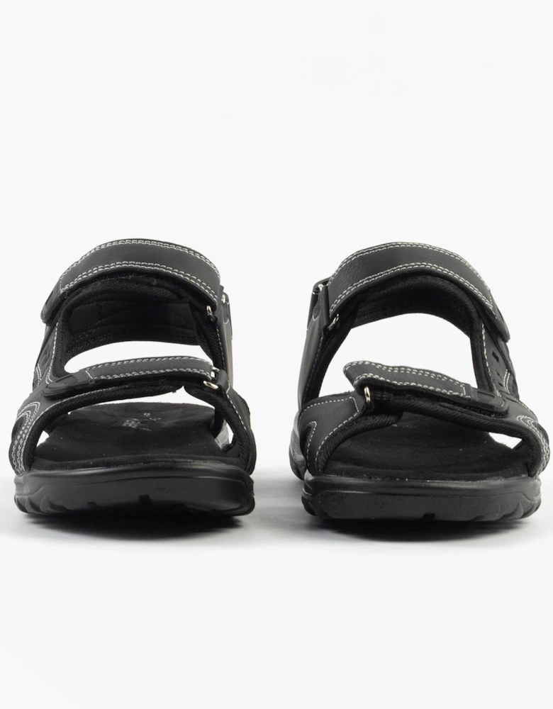 GAVIN Mens Sandals Black
