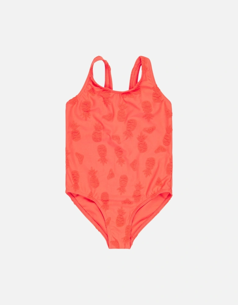 Kids Pineapple Pop Onesie Short Sleeve Rash Vest