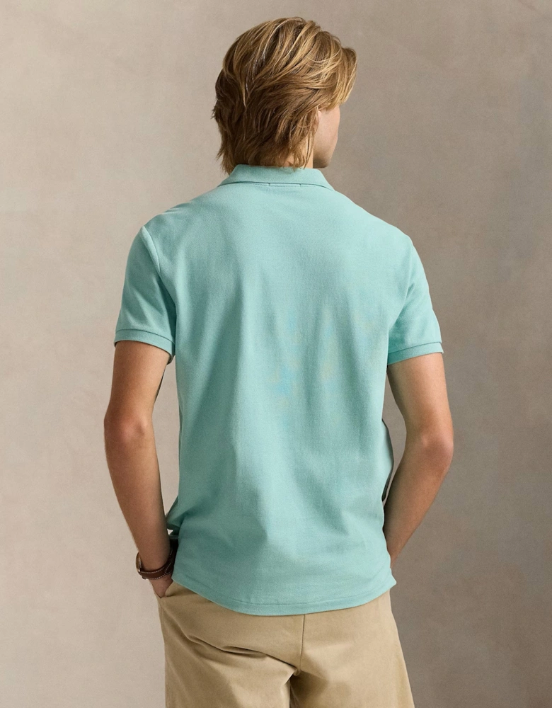 Mesh Polo Shirt 422 Celadon