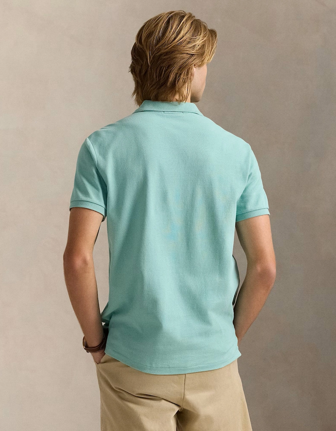 Mesh Polo Shirt 422 Celadon