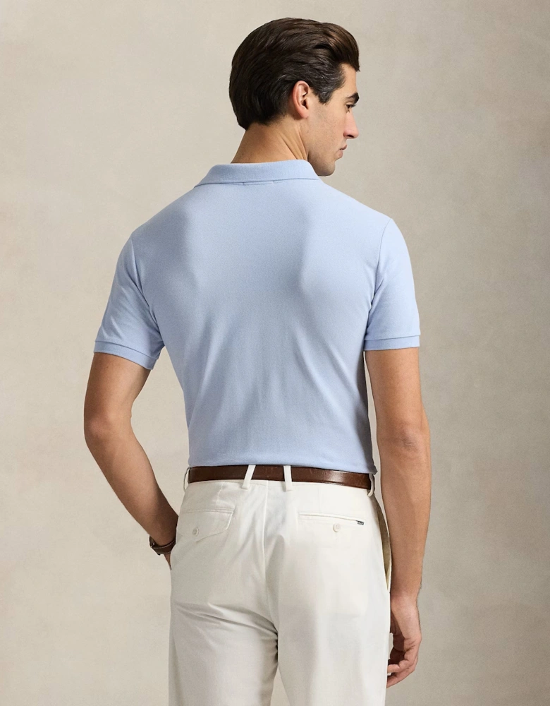 Mesh Polo Shirt 425 Cornflower Blue