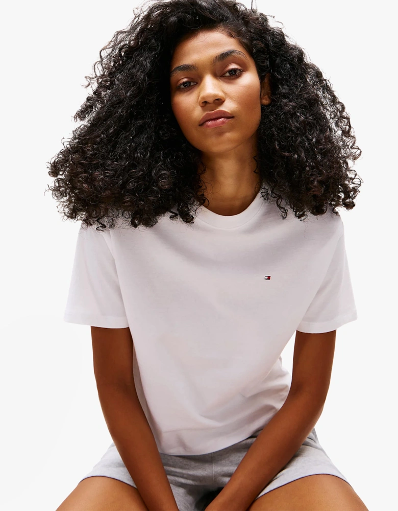 PURE COTTON Relaxed T-Shirt Womens White