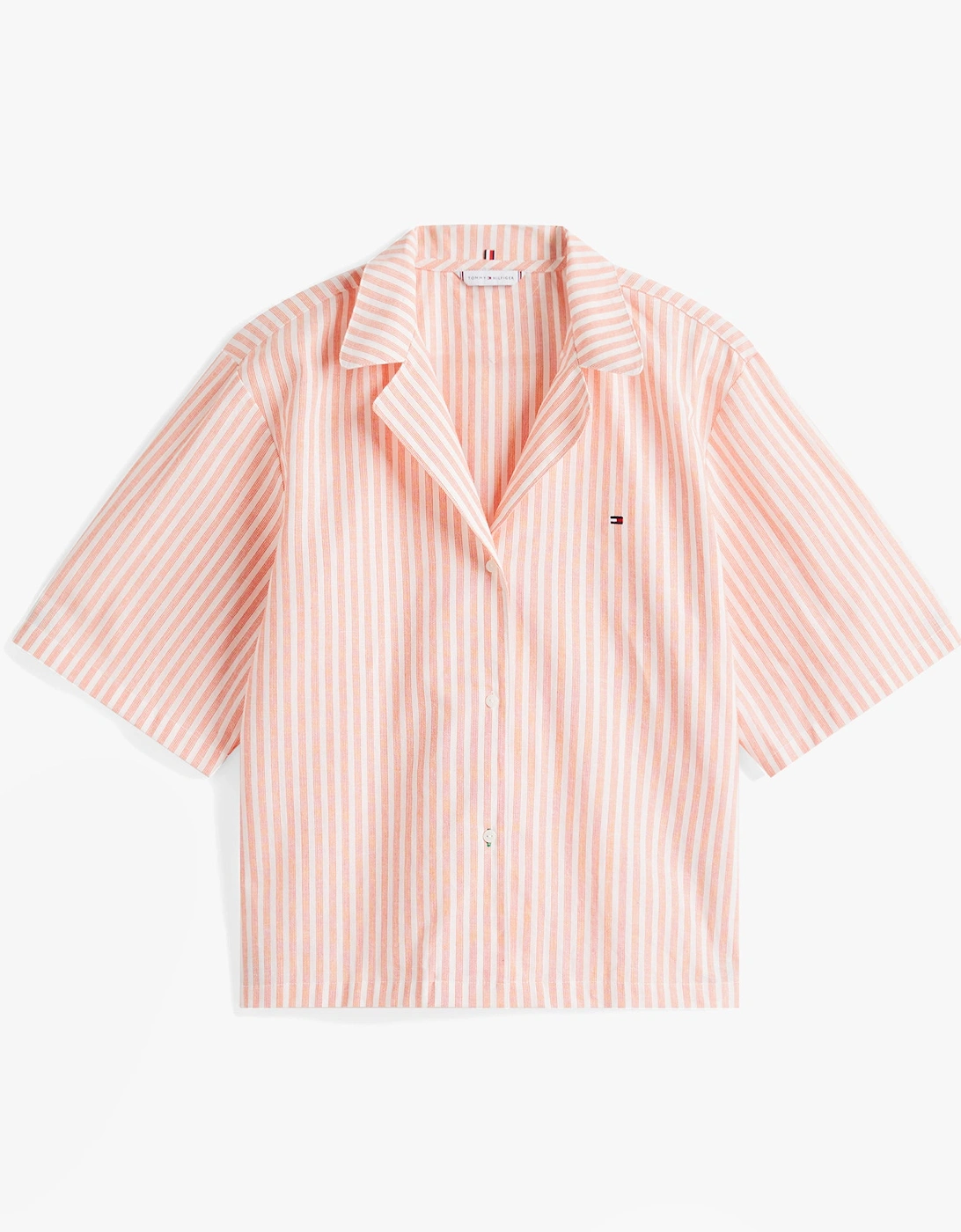LINEN Relaxed Pyjama Set Womens Multicoloured