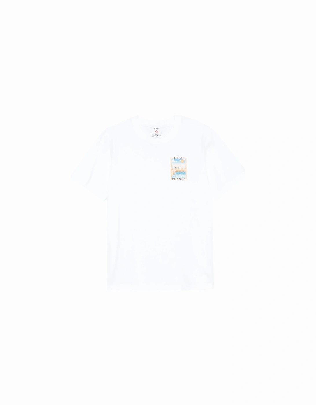 Men T Shirt Surreal Pool Printed T-Shirt Short Sleeve Crew Neck Summer Tops