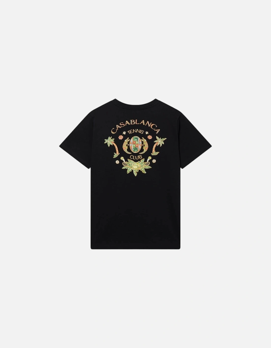 Men T Shirt Joyaux D'Afrique Tennis Club Black Top Summer Cotton Tee