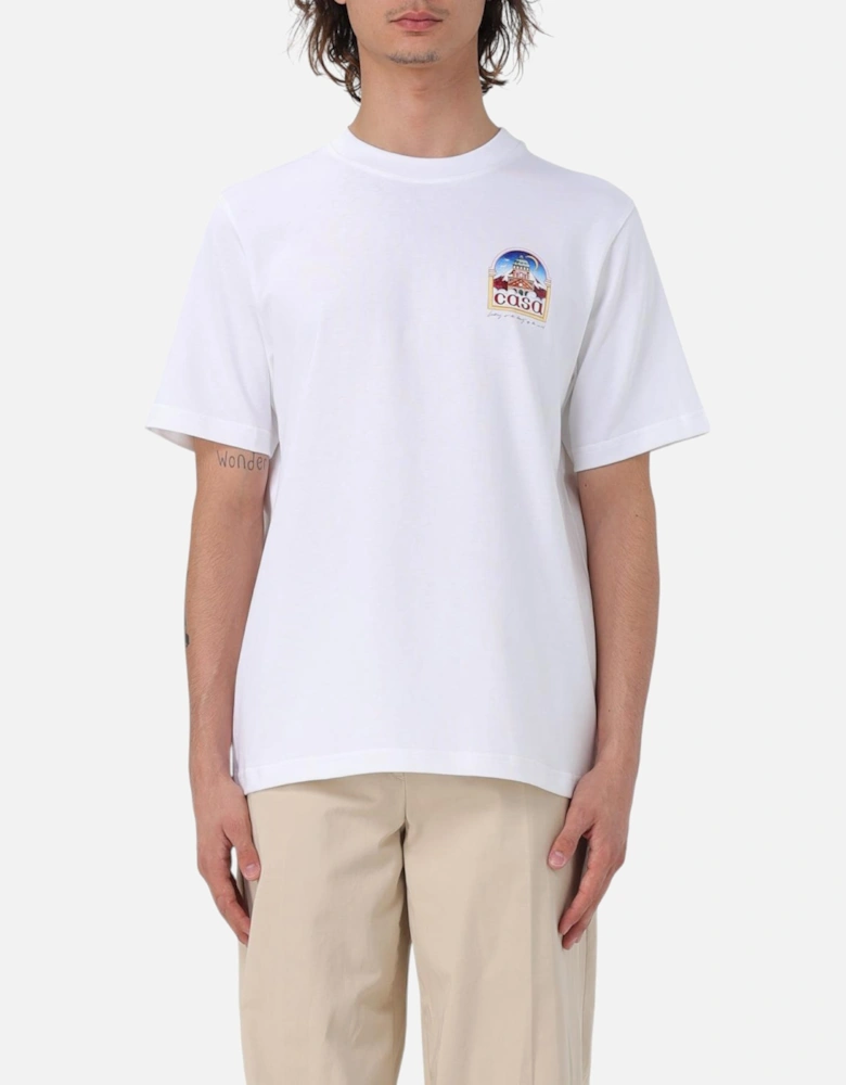 Mens T Shirts VUE DE L'ARCHE Crew Neck Shorts Sleeve Printed Summer