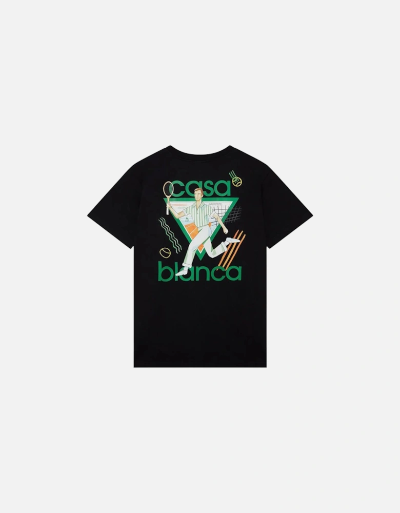 Men T Shirt LE JEU Printed Crew Neck Short Sleeve Cotton Summer Tees