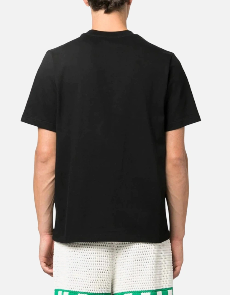 Men T Shirt LE JOUEUR Printed T-Shirt Short Sleeve Crew Neck Summer Tee