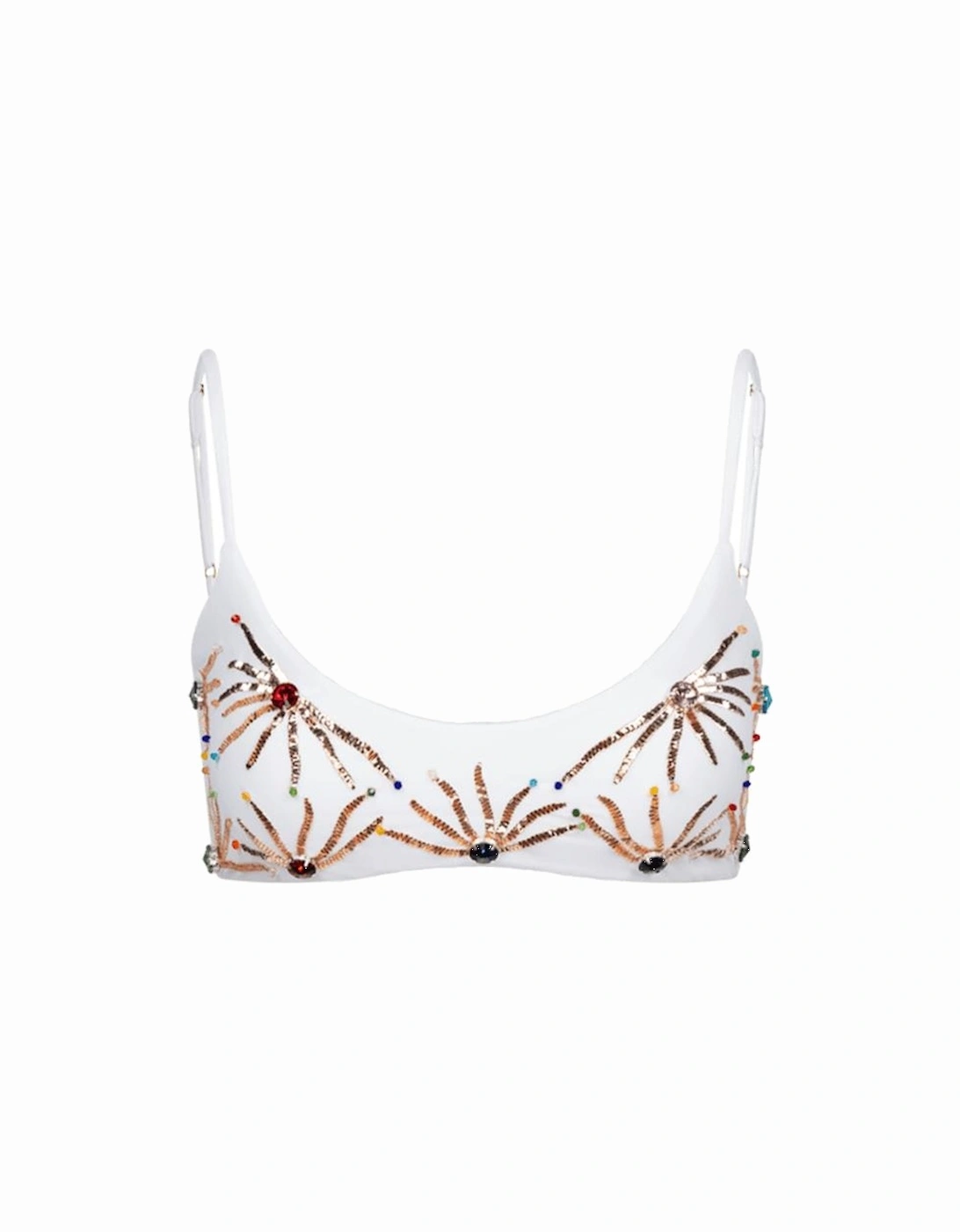 Talia White Bikini Top, 6 of 5
