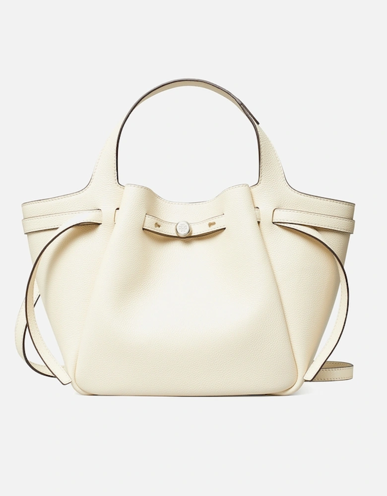 Romy Pebble-Grain Leather Satchel