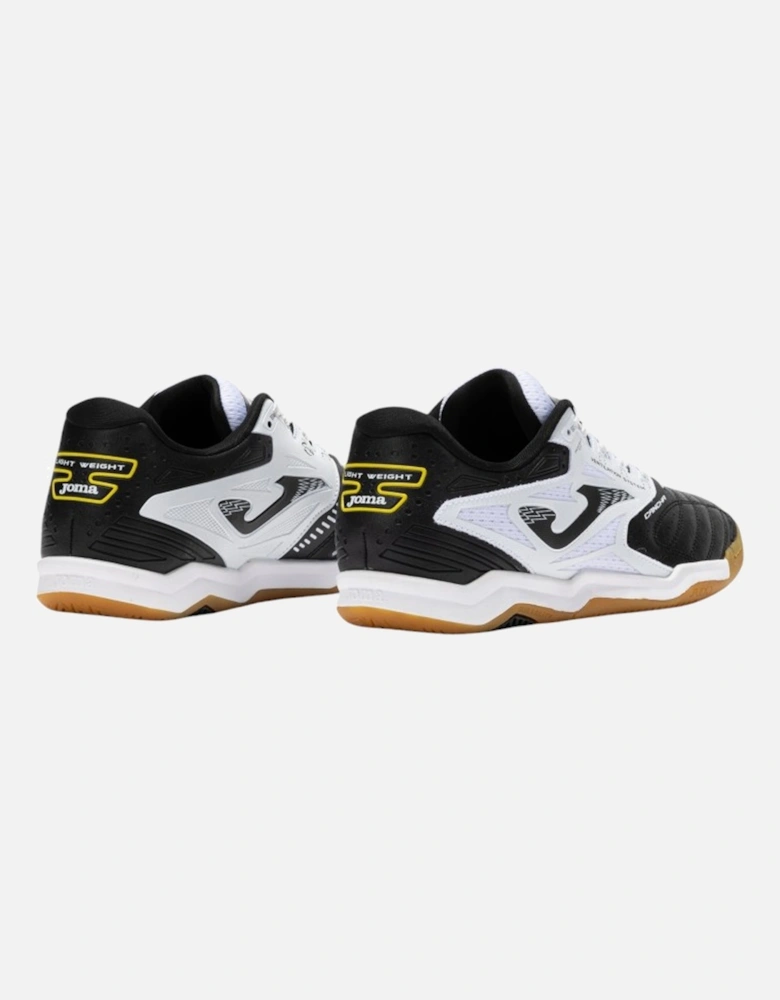 Sports Mens Futsal Indoor Football Trainers Cancha Lace Up black UK Size