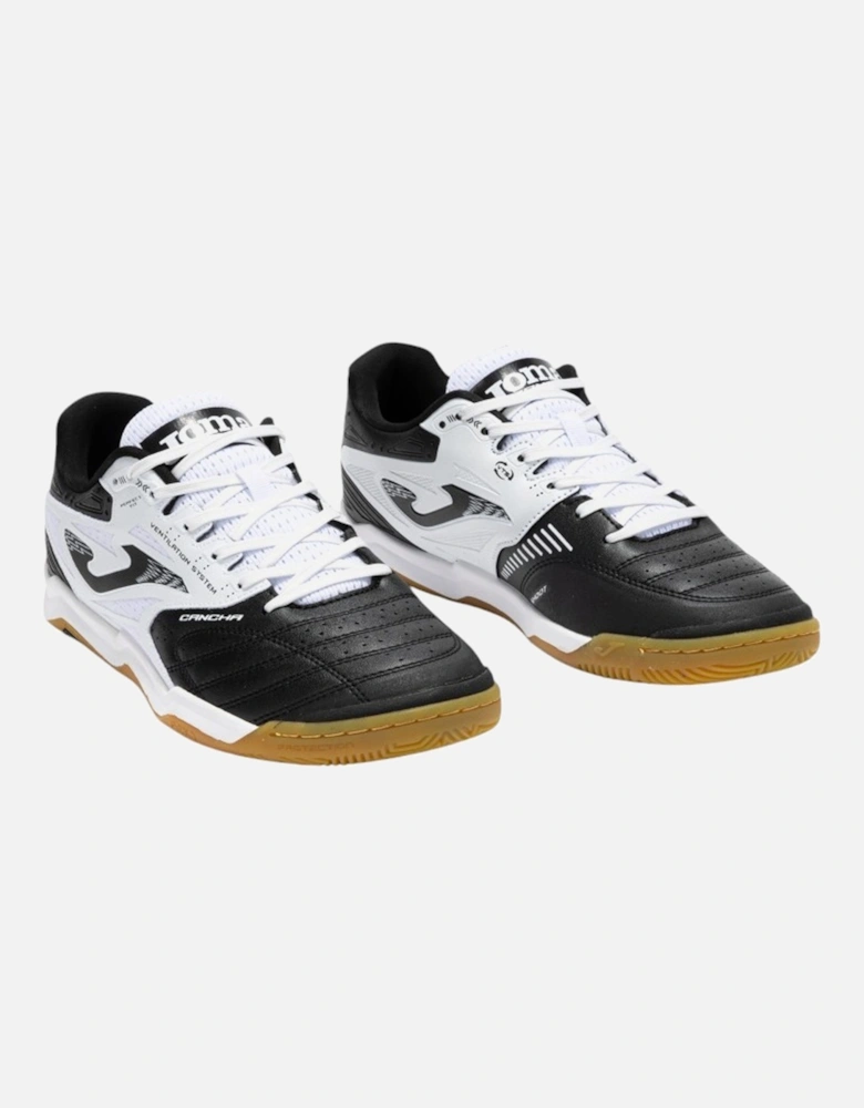 Sports Mens Futsal Indoor Football Trainers Cancha Lace Up black UK Size