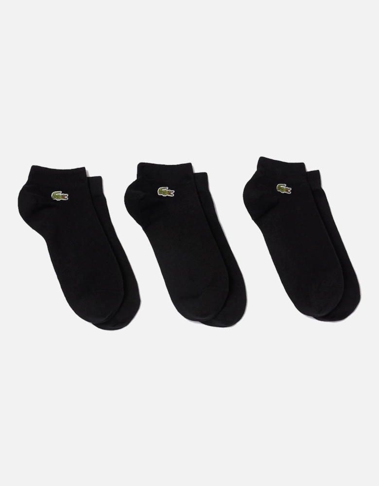3 Pack Low Socks Black
