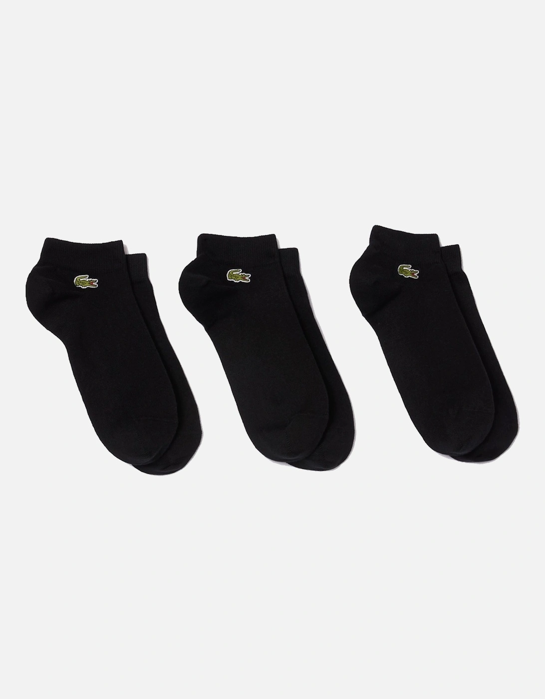 3 Pack Low Socks Black, 4 of 3