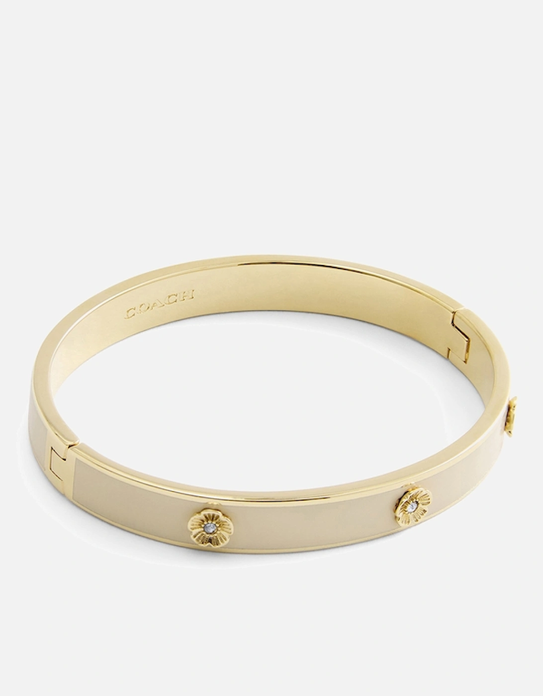 Tearose Gold-Tone Hinged Bangle, 2 of 1
