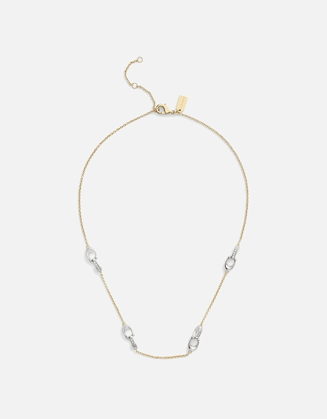 Signature Pavé C Strand Gold-Toned Necklace, 2 of 1
