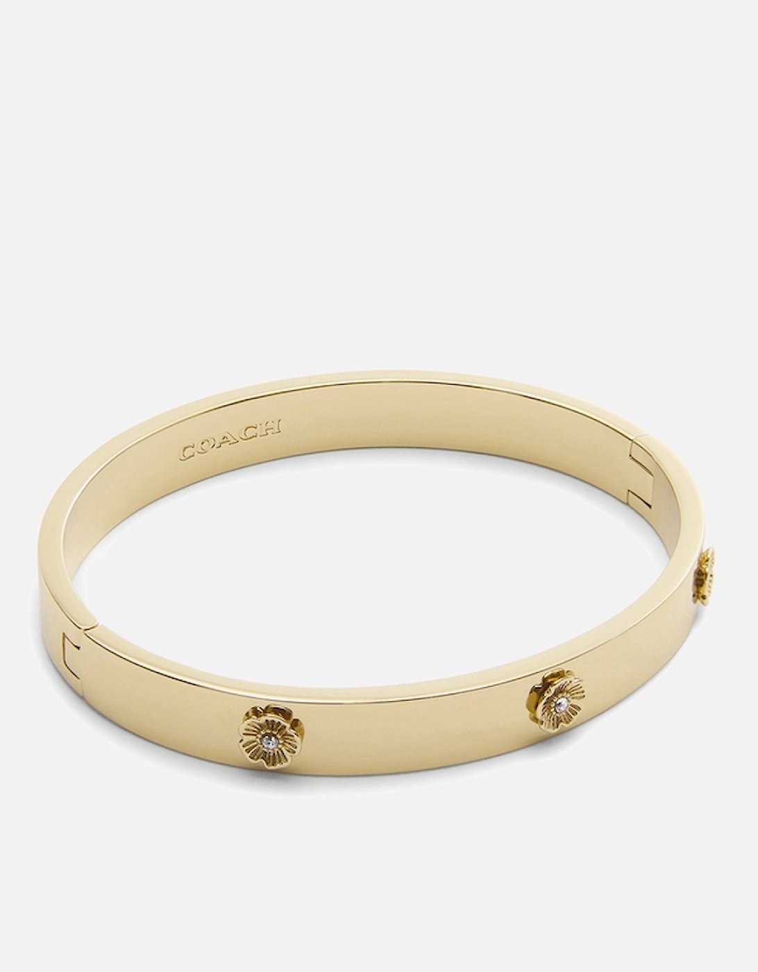 Tearose Gold-Tone Hinged Bangle, 2 of 1