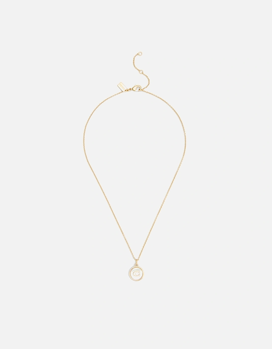 Mop Coin Short Gold-Tone Pendant Necklace, 2 of 1