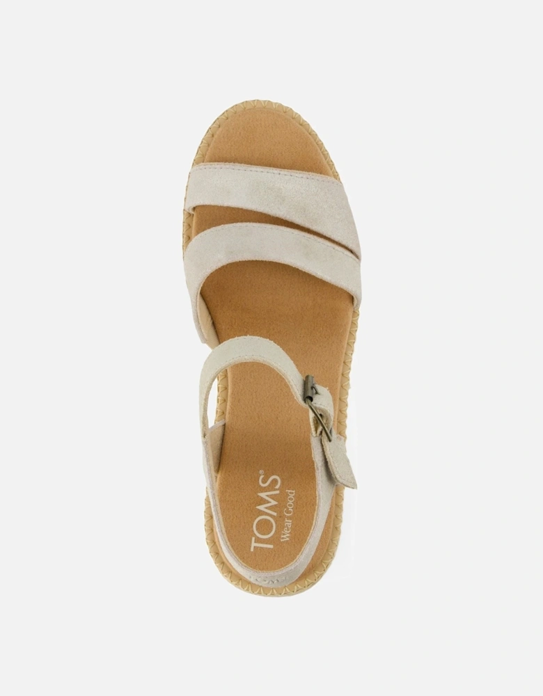 Darya Leather Women's Champagne Sandals