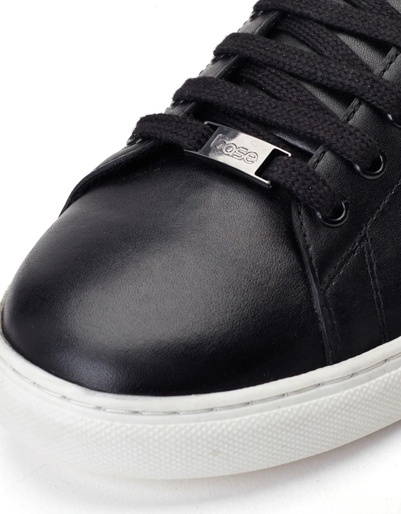 London Tucker Leather Men's Black Trainers