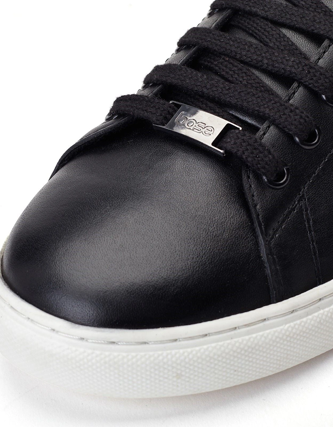 London Tucker Leather Men's Black Trainers