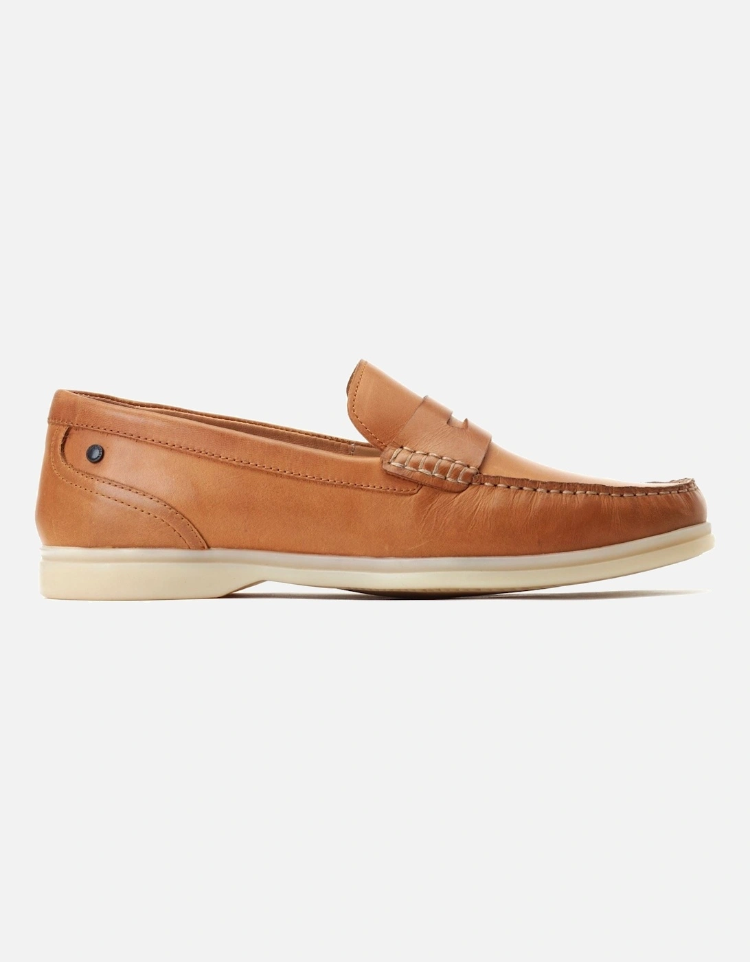 London Marlin Leather Men's Burnt Tan Loafers