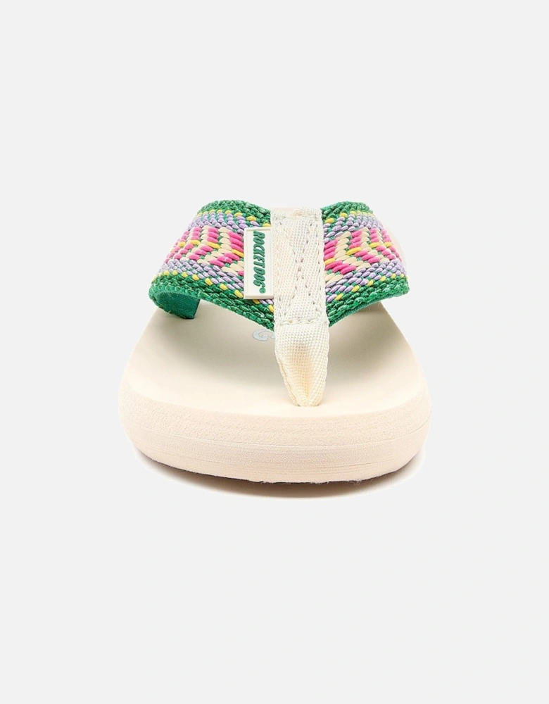 Spotlight Madison Cotton Women's Green/Multi Sandals