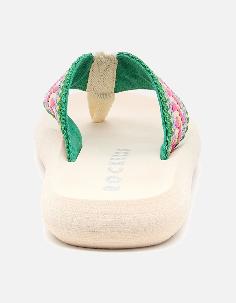 Spotlight Madison Cotton Women's Green/Multi Sandals