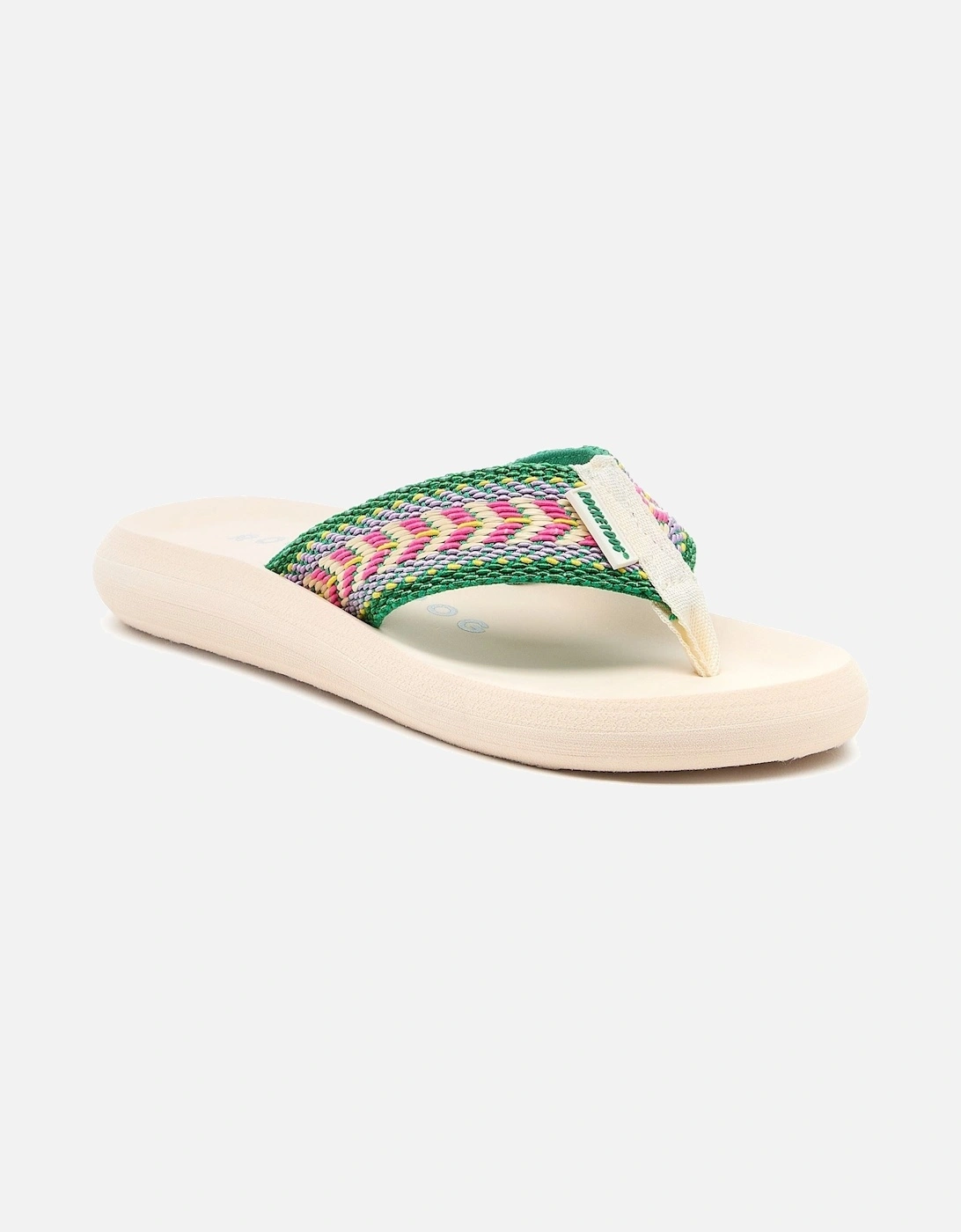 Spotlight Madison Cotton Women's Green/Multi Sandals, 8 of 7