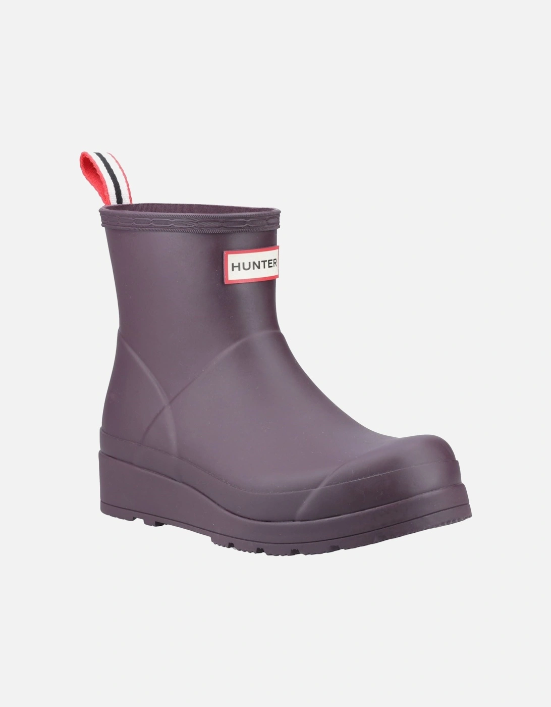 Play Short Rubber Women's Black/Grape Wellington Boots, 6 of 5