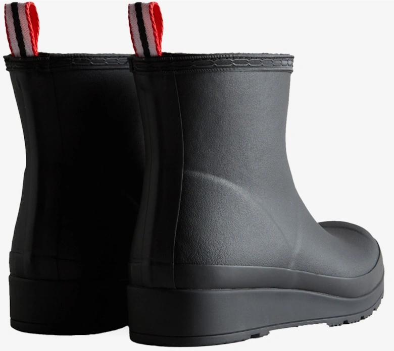 Play Short Rubber Women's Black Wellington Boots