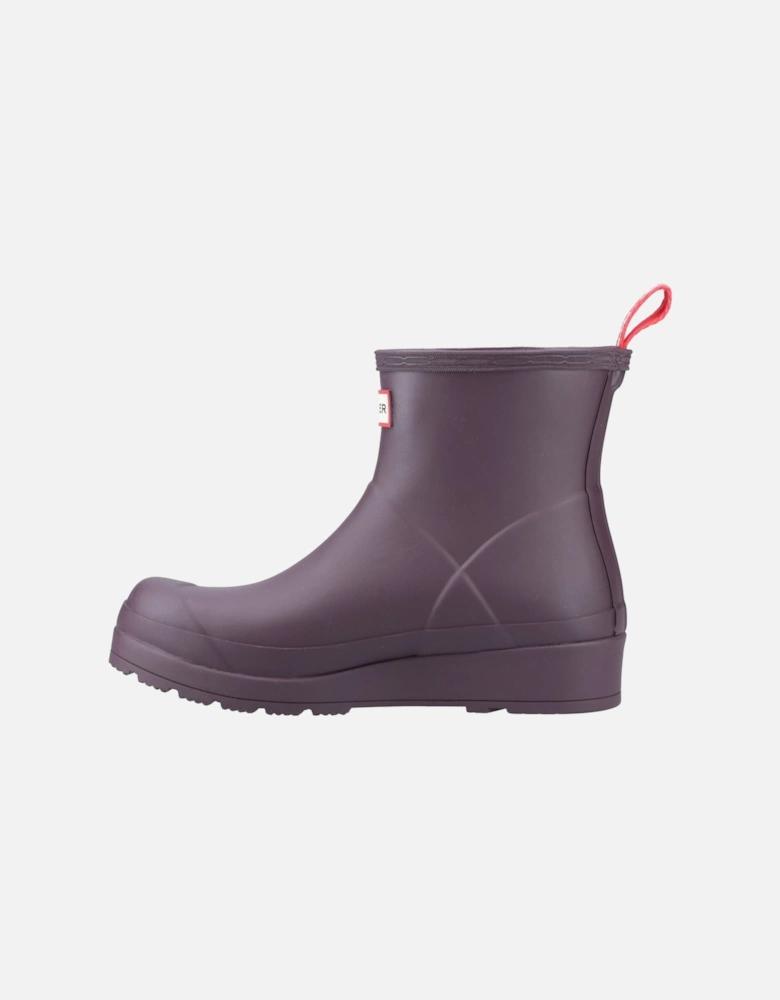 Play Short Rubber Women's Black/Grape Wellington Boots