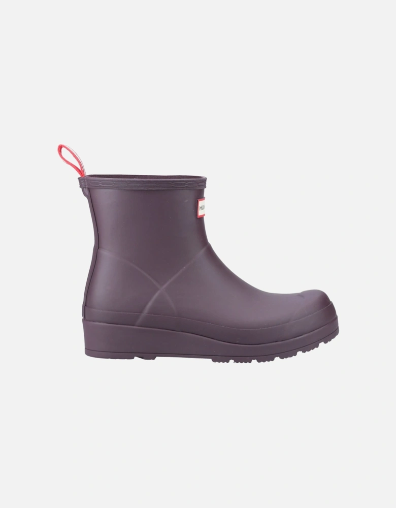 Play Short Rubber Women's Black/Grape Wellington Boots