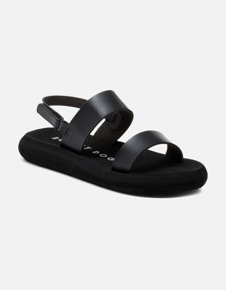 Sunshine Textile Women's Black Sandals
