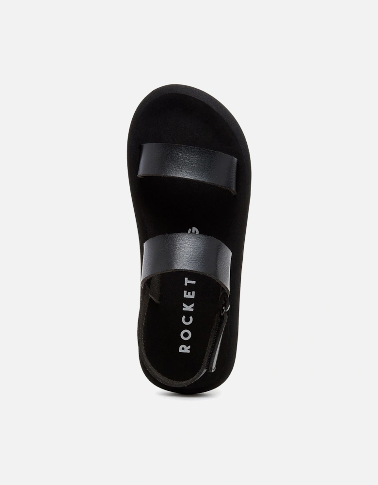Sunshine Textile Women's Black Sandals