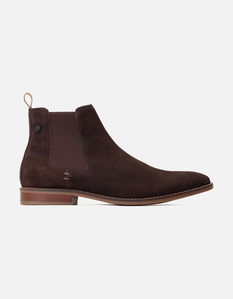 London Virgil Leather Men's Burnt Brown Boots