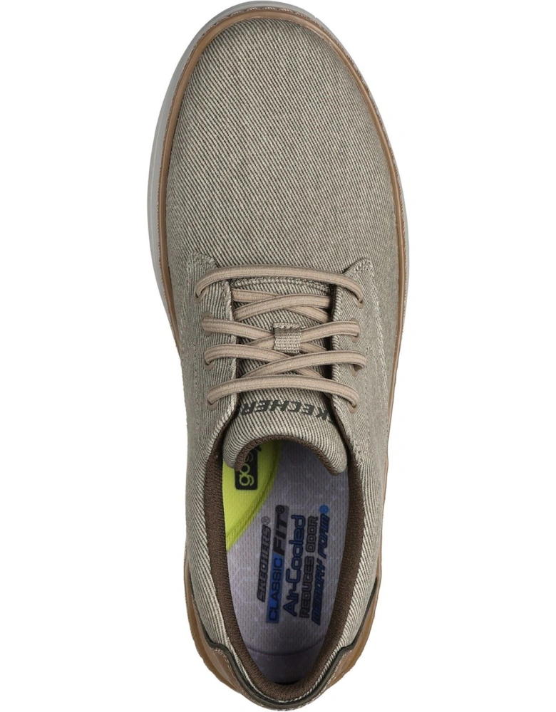 Hyland - Ratner Cotton Men's Khaki Lace-Up Shoes