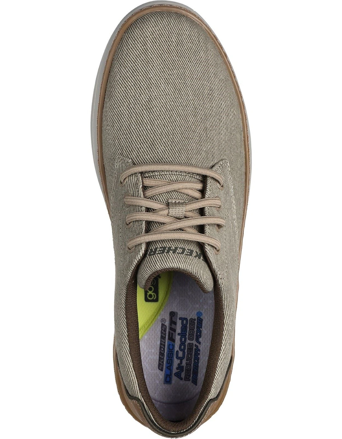 Hyland - Ratner Cotton Men's Khaki Lace-Up Shoes