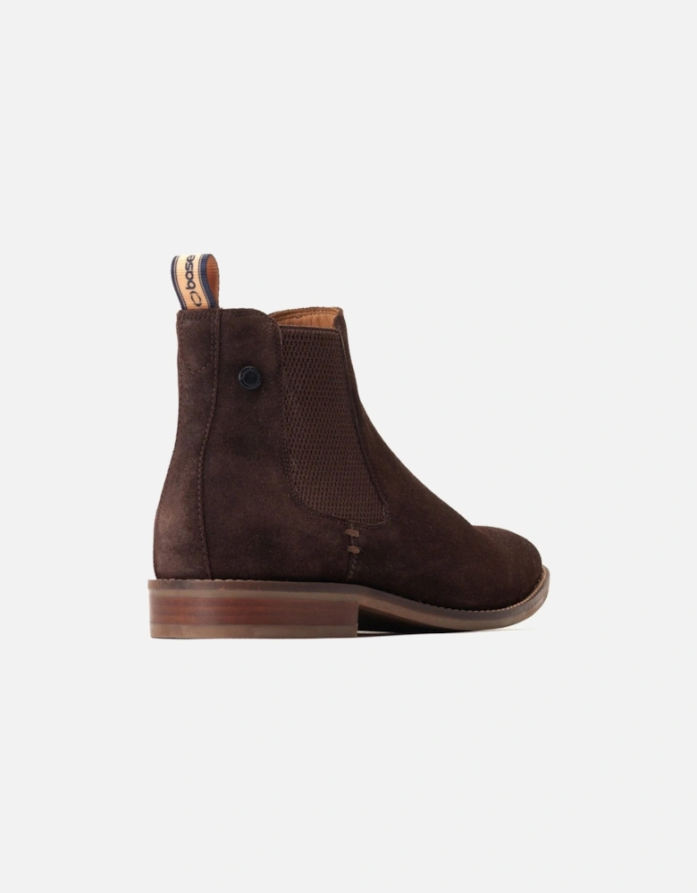 London Virgil Leather Men's Burnt Brown Boots