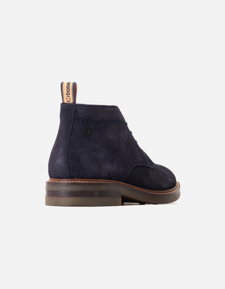 London Knebworth Leather Men's Navy Boots