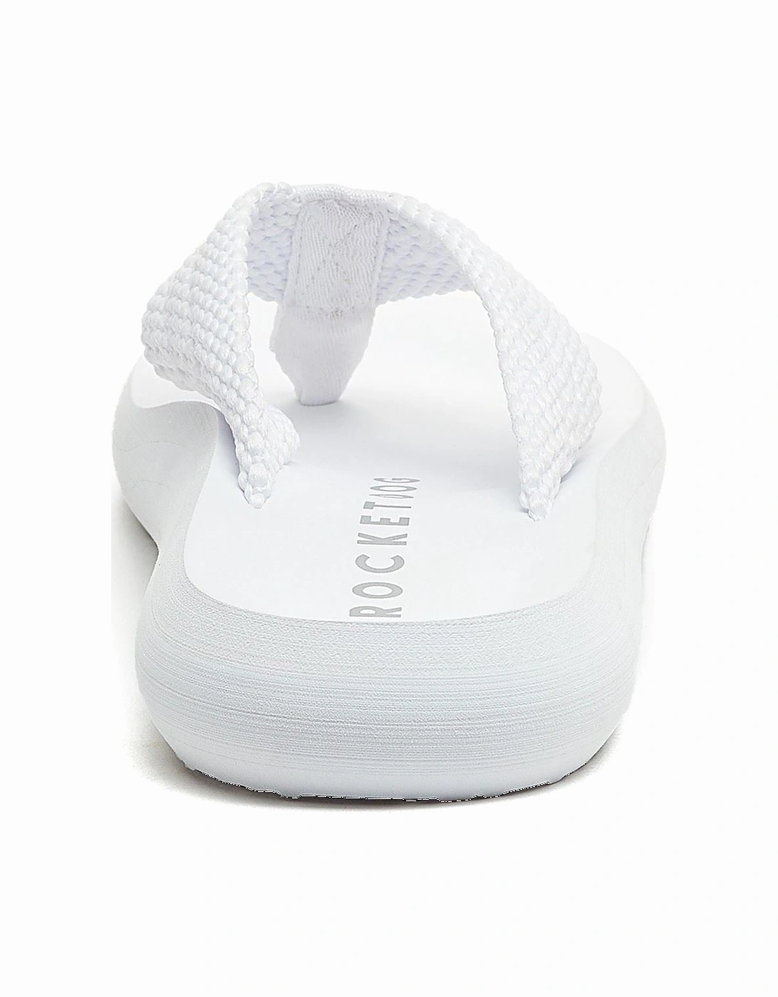 Sunset Webbing Cotton Women's White Sandals