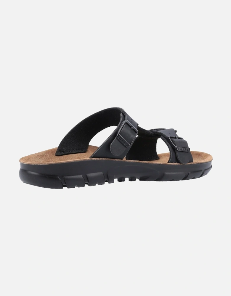 Sofia Leather Women's Black Sandals