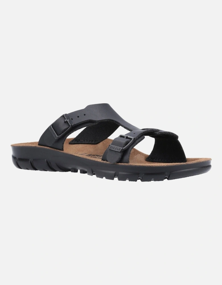 Sofia Leather Women's Black Sandals