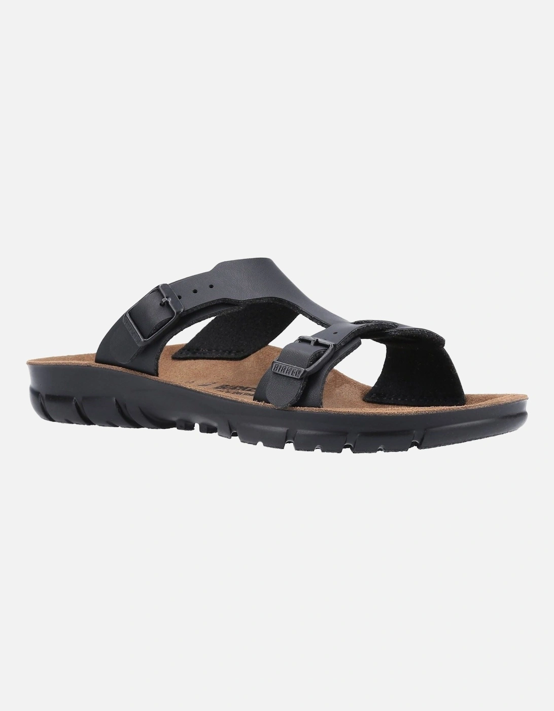 Sofia Leather Women's Black Sandals, 5 of 4