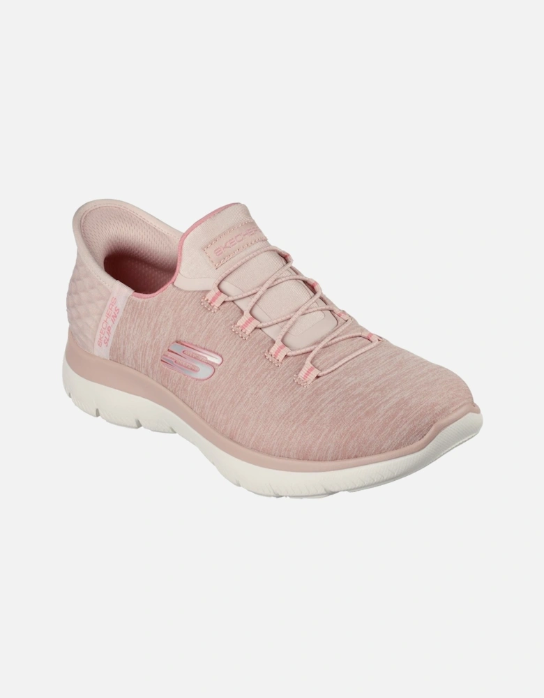 Summits Dazzling Haze Textile Women's Rose Trainers