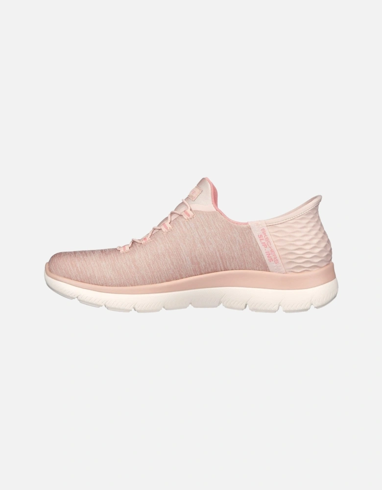 Summits Dazzling Haze Textile Women's Rose Trainers