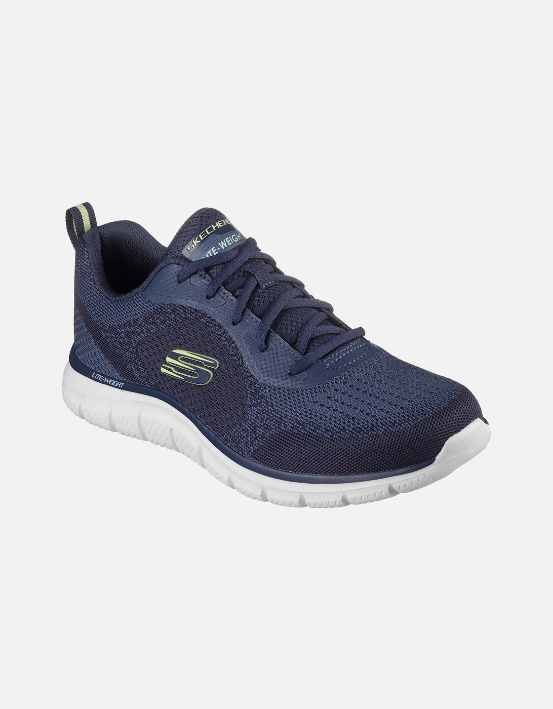 Track Glendor Polyester Men's Navy/Lime Trainers, 6 of 5