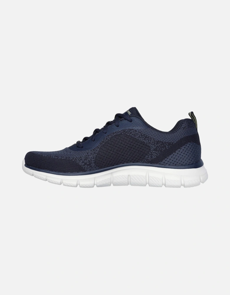 Track Glendor Polyester Men's Navy/Lime Trainers